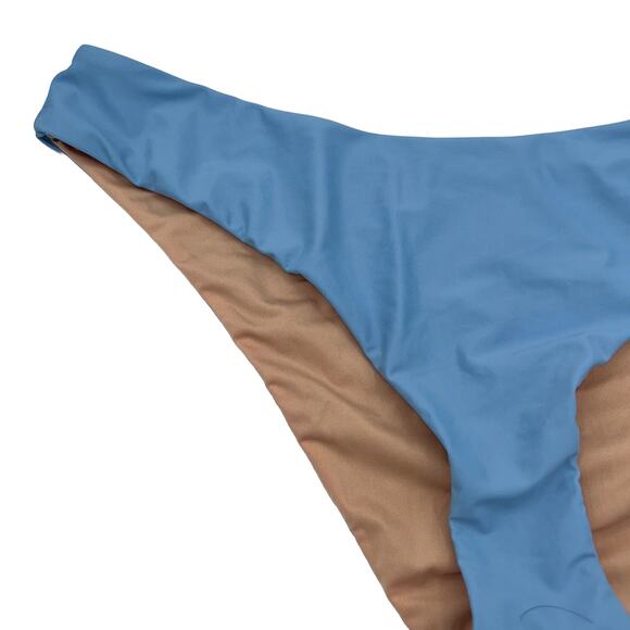 NWT J. Crew Blue Cheeky Curved Waist Bikini Swim Bathing Suit Bottom Size XXL - Picture 4 of 9